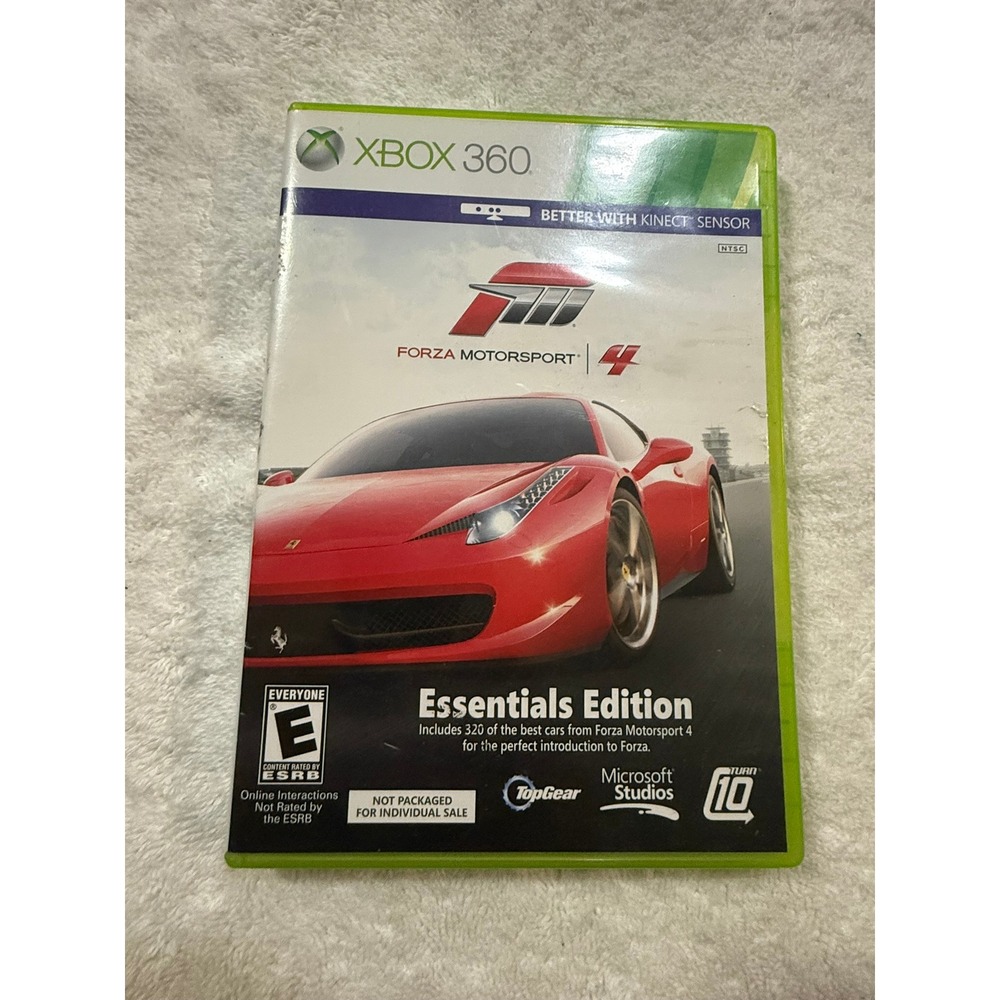 Forza‎ Motorsport 4 Complete Edition Xbox 360 Game Disc and Case